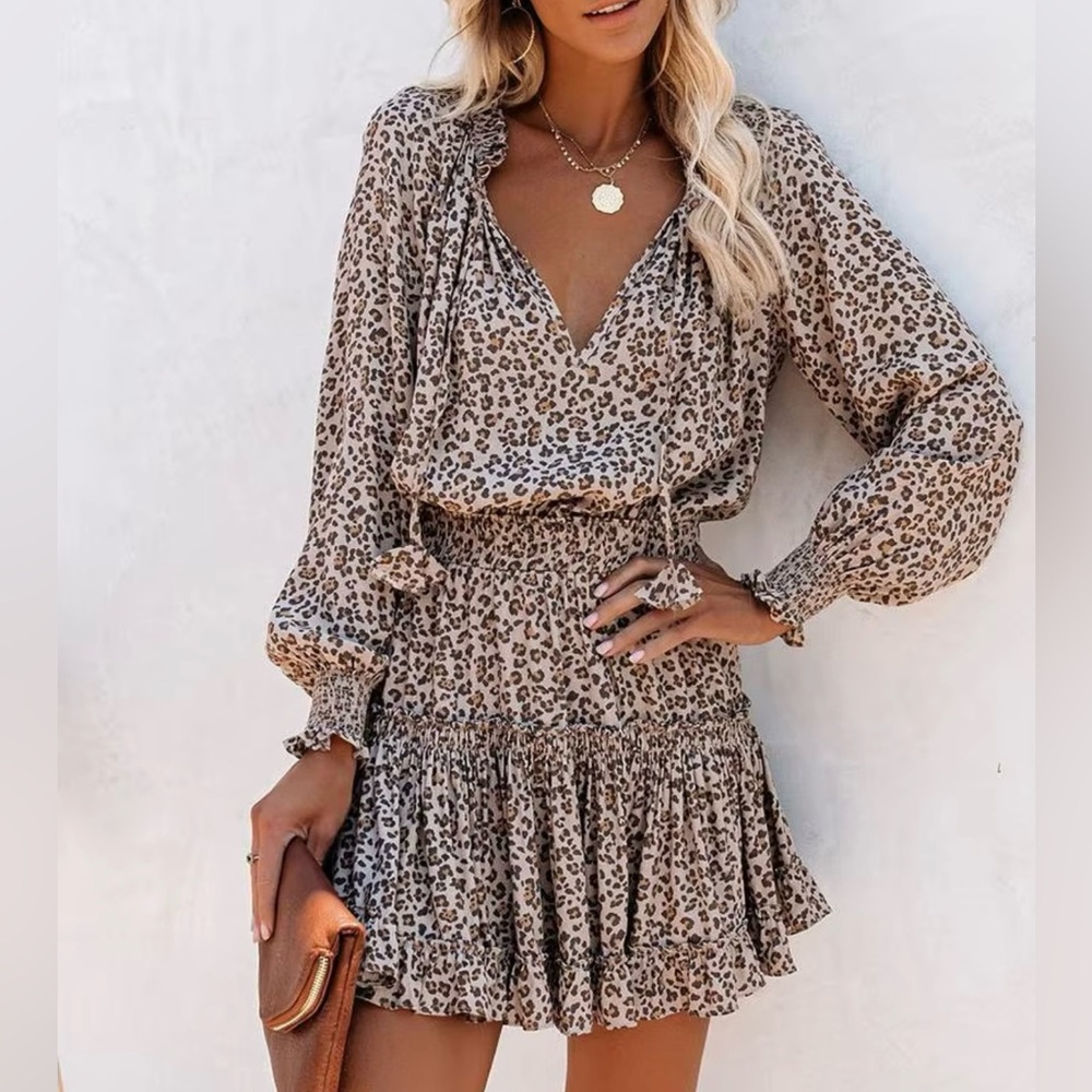 Leopard Mini Dress